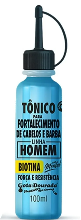 Tônico para crescimento de barba falhada