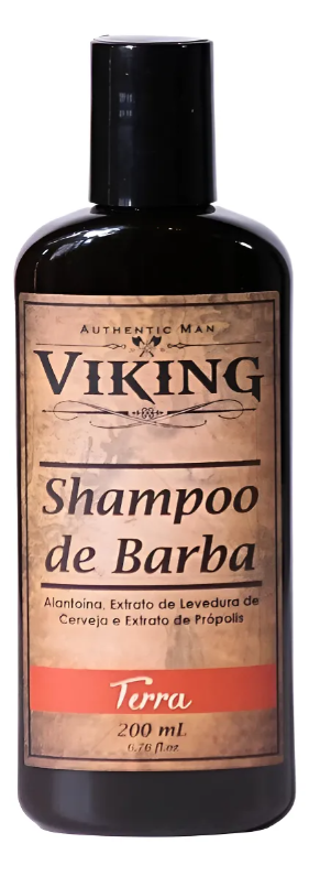 Shampoo de Barba Viking Terra 200ml - O mais vendido do Mercado Livre